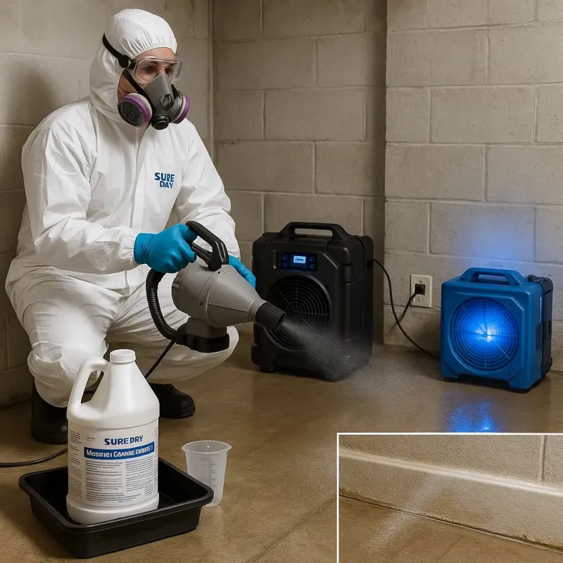 Sanitization and Odor Removal process in La Quinta, CA
